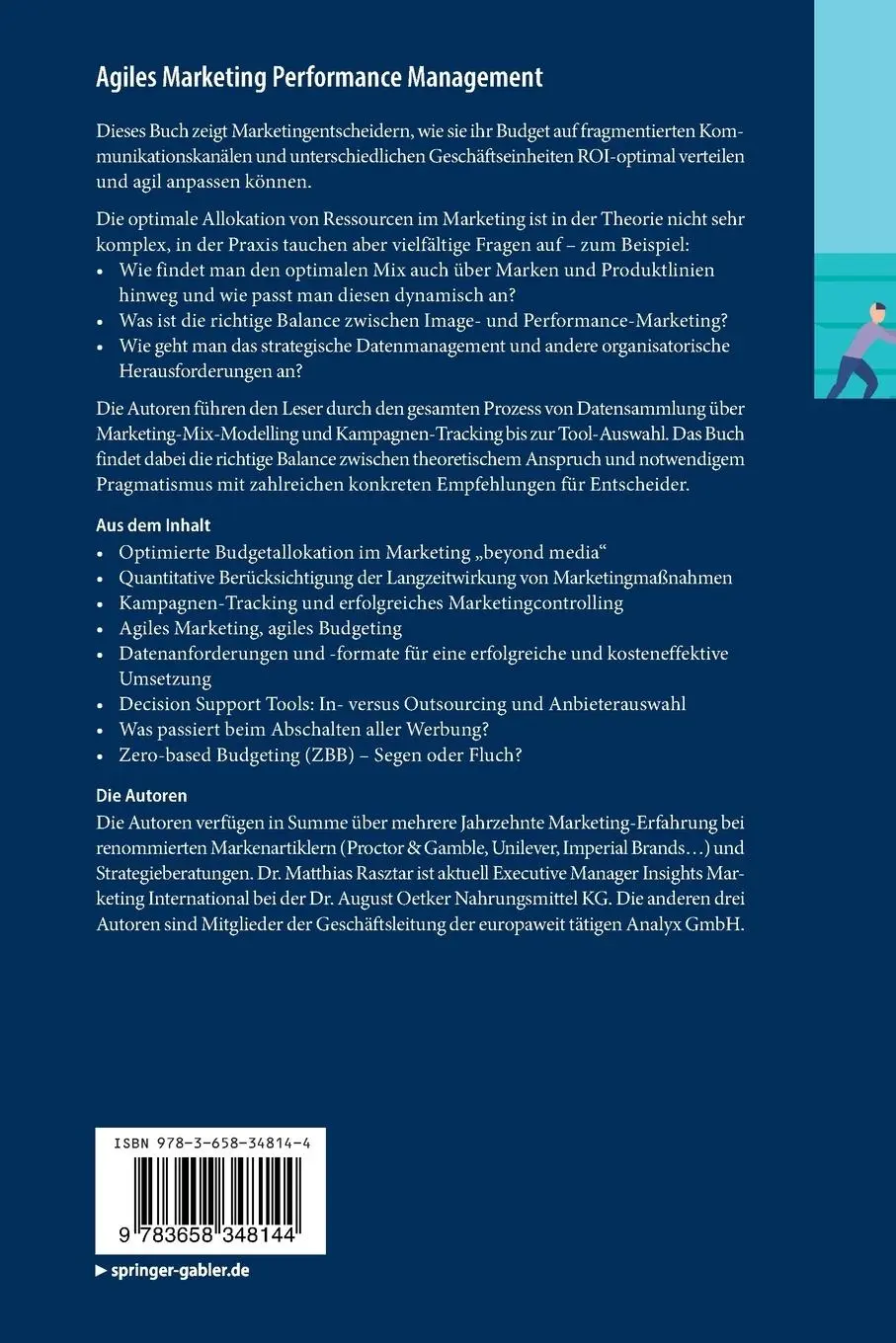 Rückseite: 9783658348144 | Agiles Marketing Performance Management | Sascha Stürze (u. a.) | Buch