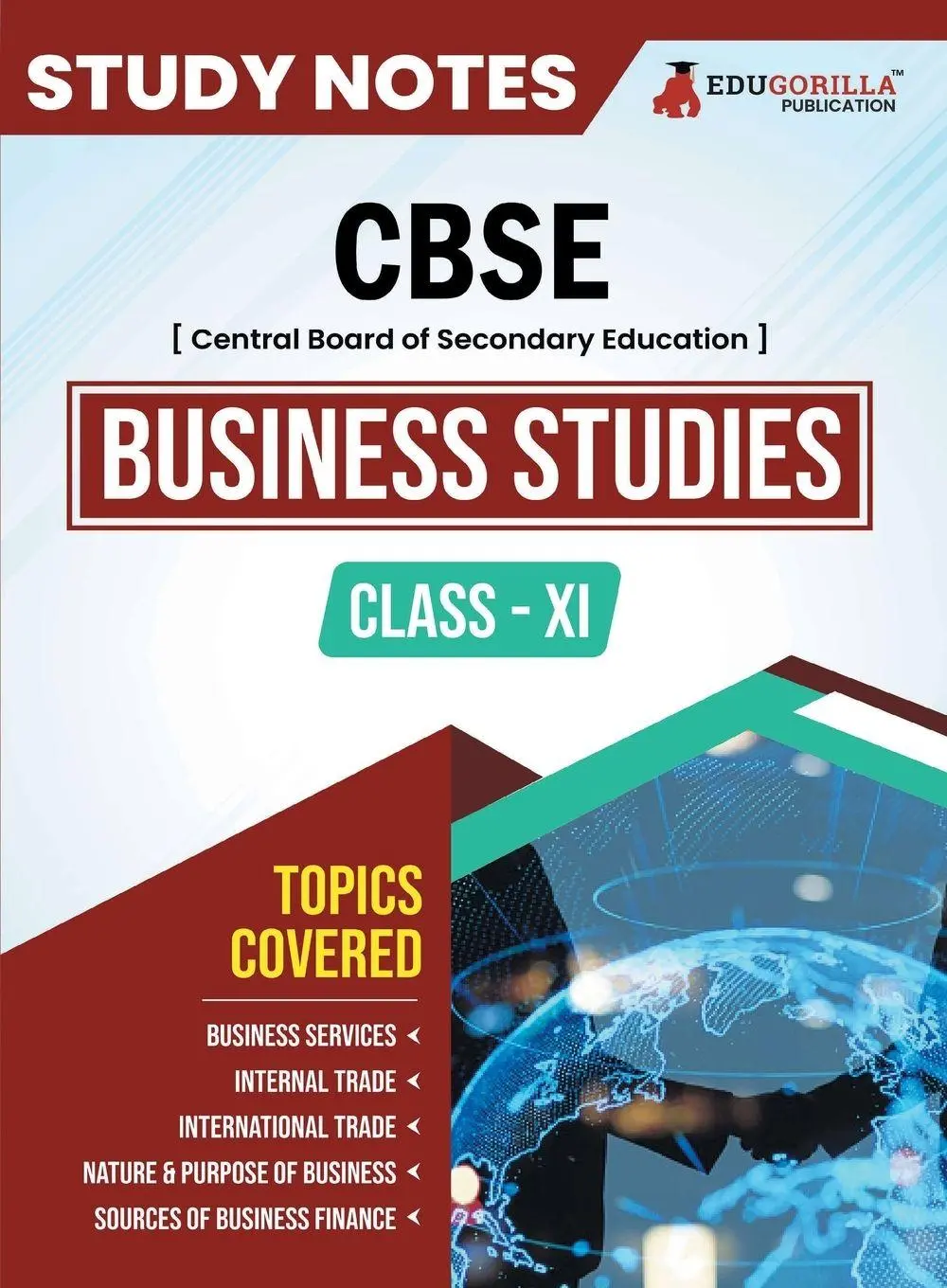 Cover: 9789355568144 | CBSE (Central Board of Secondary Education) Class XI Commerce -...
