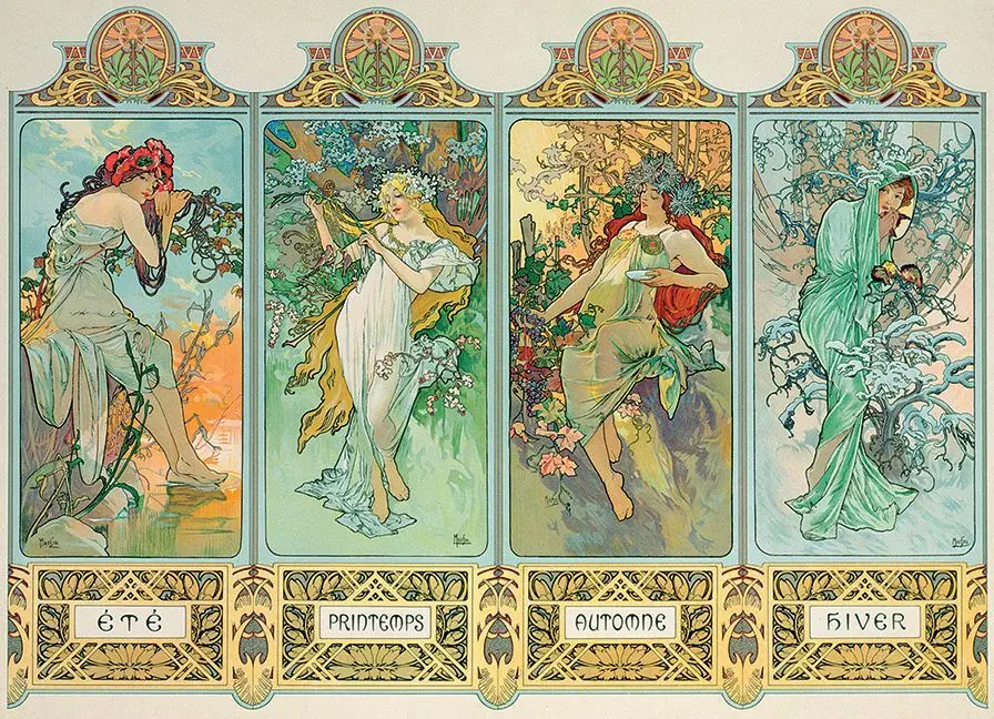 Cover: 628136608244 | The Four Seasons (Variant 3) (Puzzle) | Spiel | In Spielebox | 2023