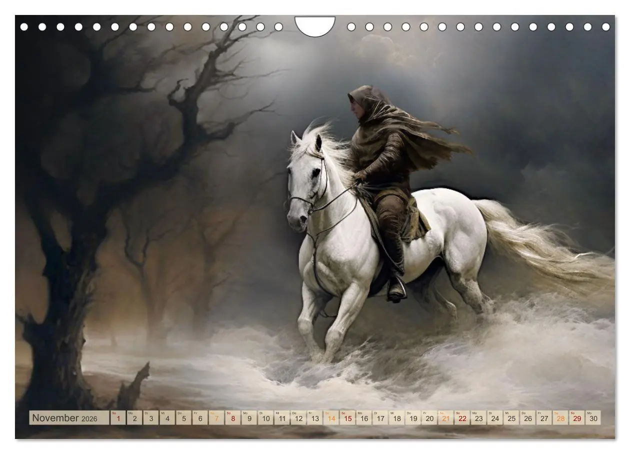 Bild: 9783457368244 | Literarische Meisterwerke (Wandkalender 2026 DIN A4 quer), CALVENDO...