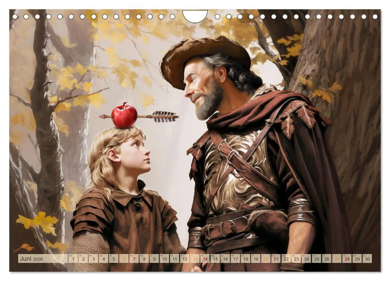Bild: 9783457368244 | Literarische Meisterwerke (Wandkalender 2026 DIN A4 quer), CALVENDO...