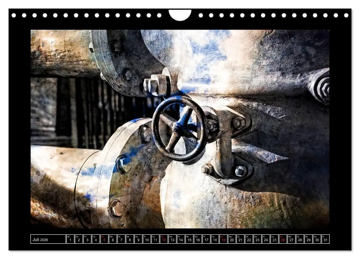 Bild: 9783516078244 | Industrie-Kunst 2026 (Wandkalender 2026 DIN A4 quer), CALVENDO...