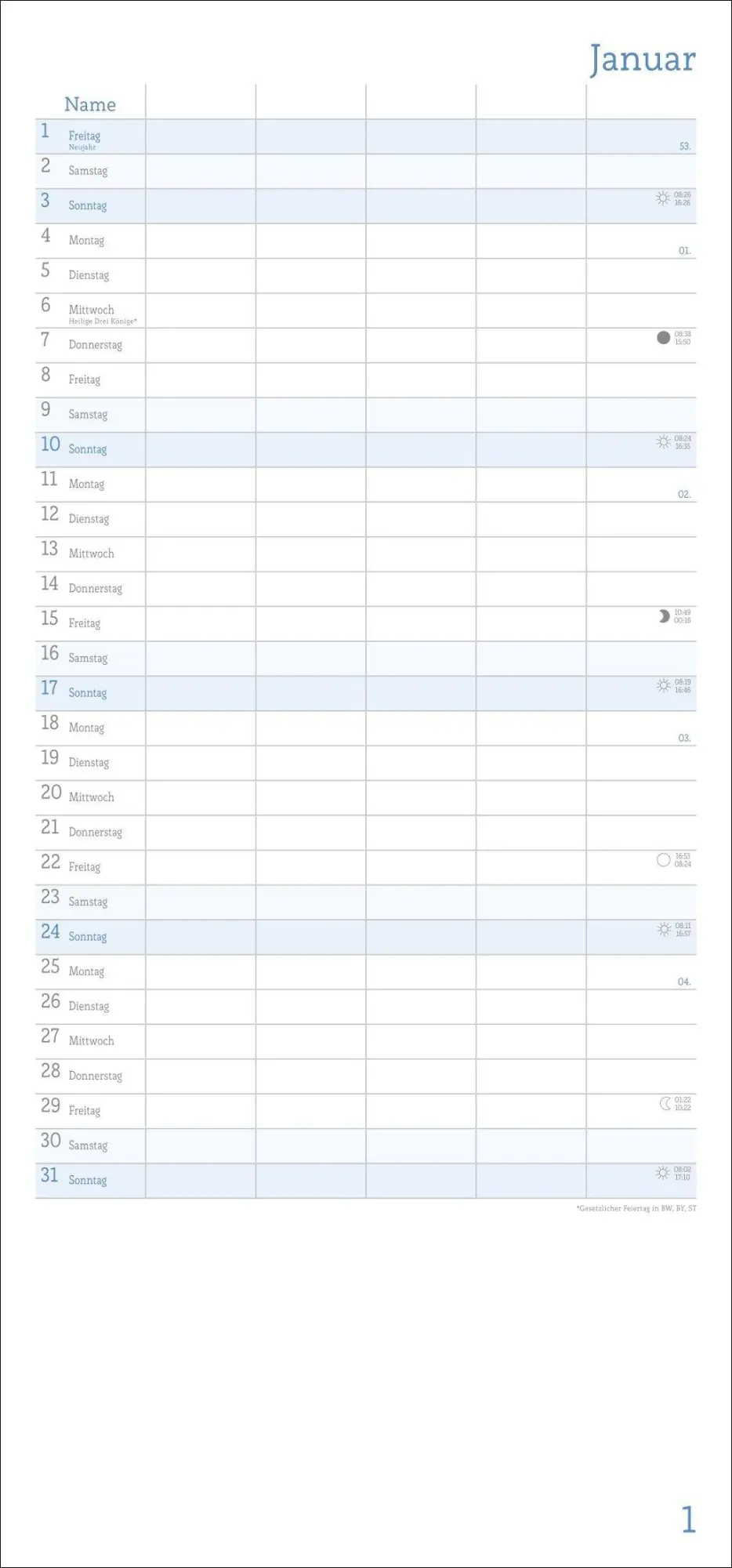 Bild: 9783756418244 | Familienplaner zum Selbstgestalten 2027 | Heye | Kalender | 14 S.