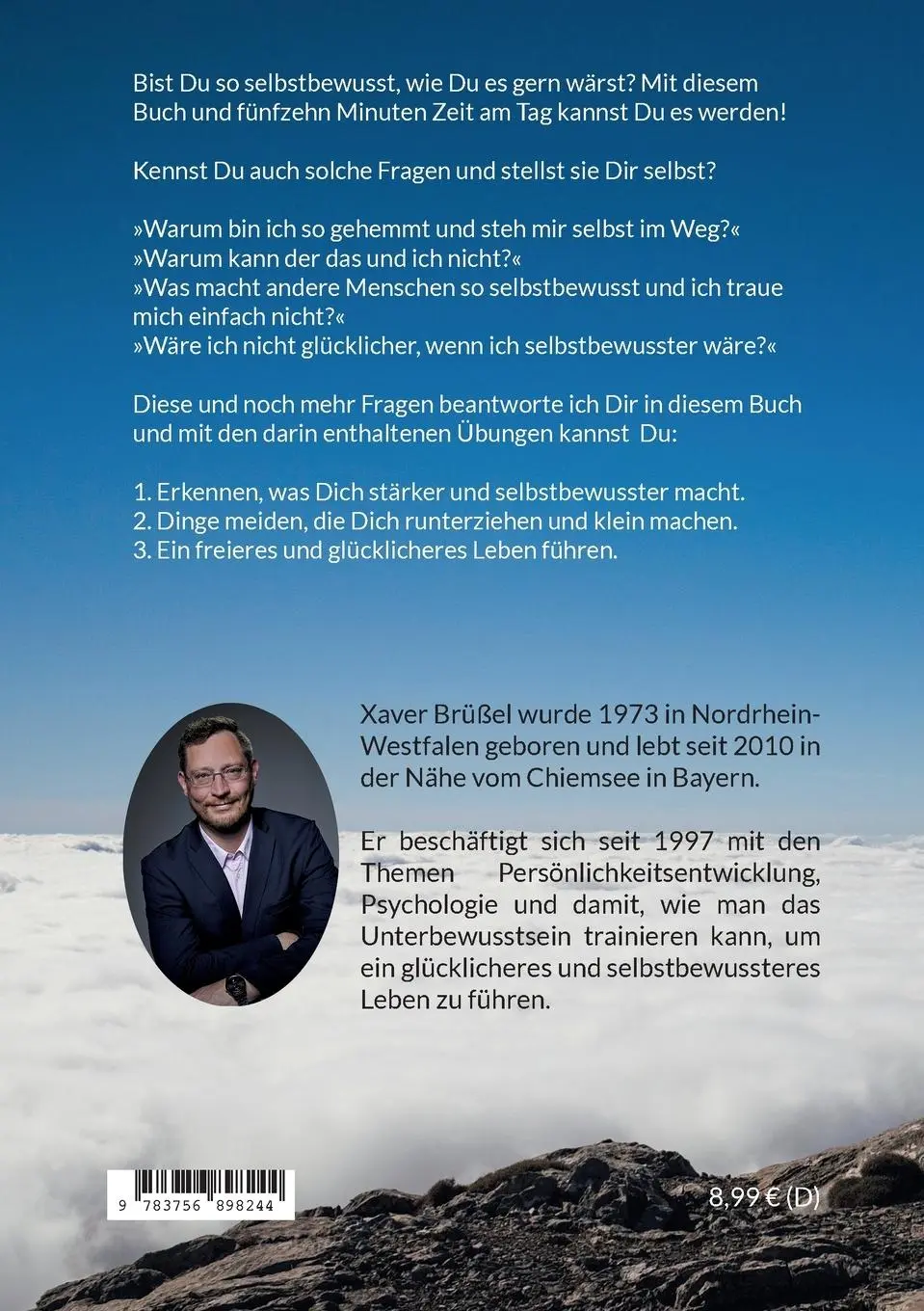 Rückseite: 9783756898244 | Lebe. Selbst. Bewusst. | Xaver Brüßel | Taschenbuch | 98 S. | Deutsch
