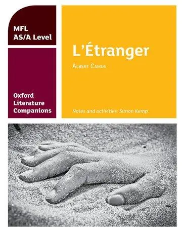 Cover: 9780198418344 | Oxford Literature Companions: L'Etranger: study guide for AS/A...