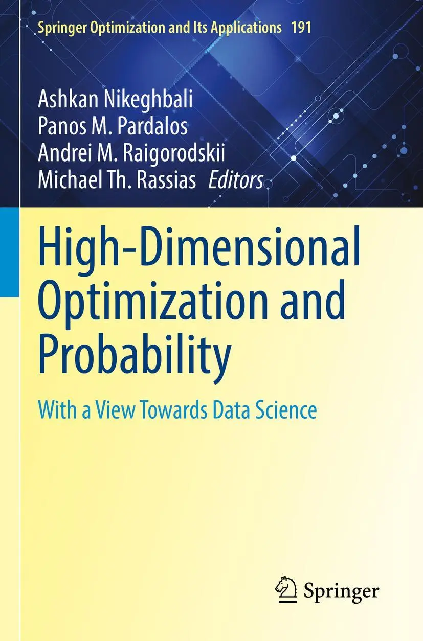 High-Dimensional Optimization and Probability: With a View Towards Data Science (Springer Optimization and Its Applications, 191, Band 191)