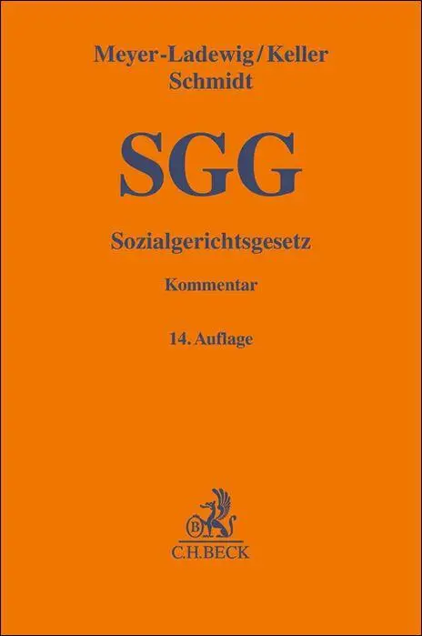 Sozialgerichtsgesetz: Kommentar (Gelbe Erläuterungsbücher)