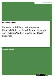 Cover: 9783640338344 | Literarische Bildbeschreibungen von Friedrich W. B. von Ramdohr und...