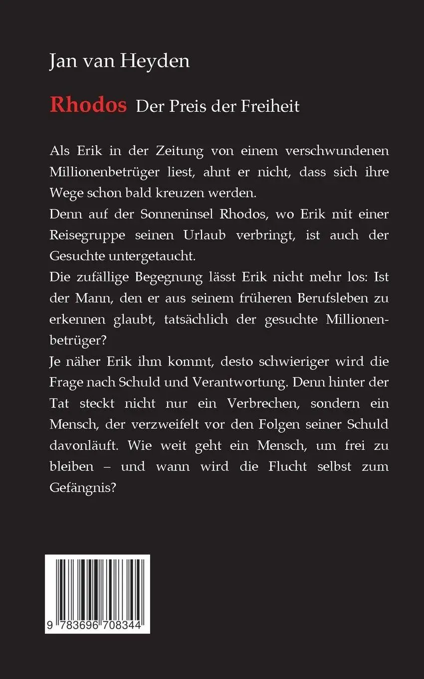 Rückseite: 9783696708344 | Rhodos | Der Preis der Freiheit | Jan van Heyden | Taschenbuch | 2026