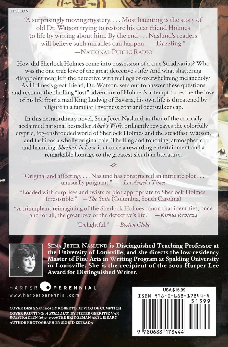 Rückseite: 9780688178444 | Sherlock in Love | Sena Jeter Naslund | Taschenbuch | Englisch | 2017