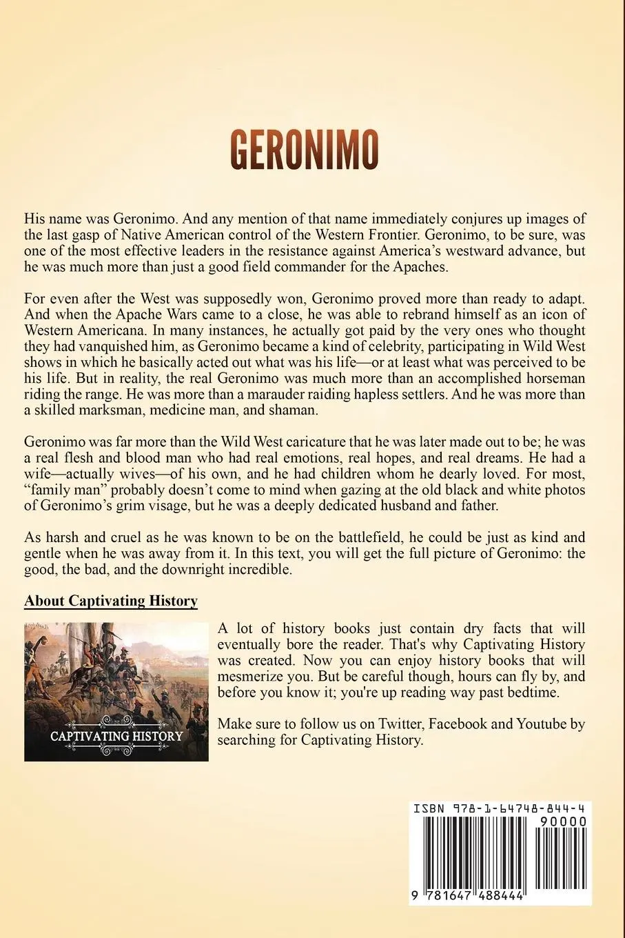 Rückseite: 9781647488444 | Geronimo | Captivating History | Taschenbuch | Kartoniert / Broschiert
