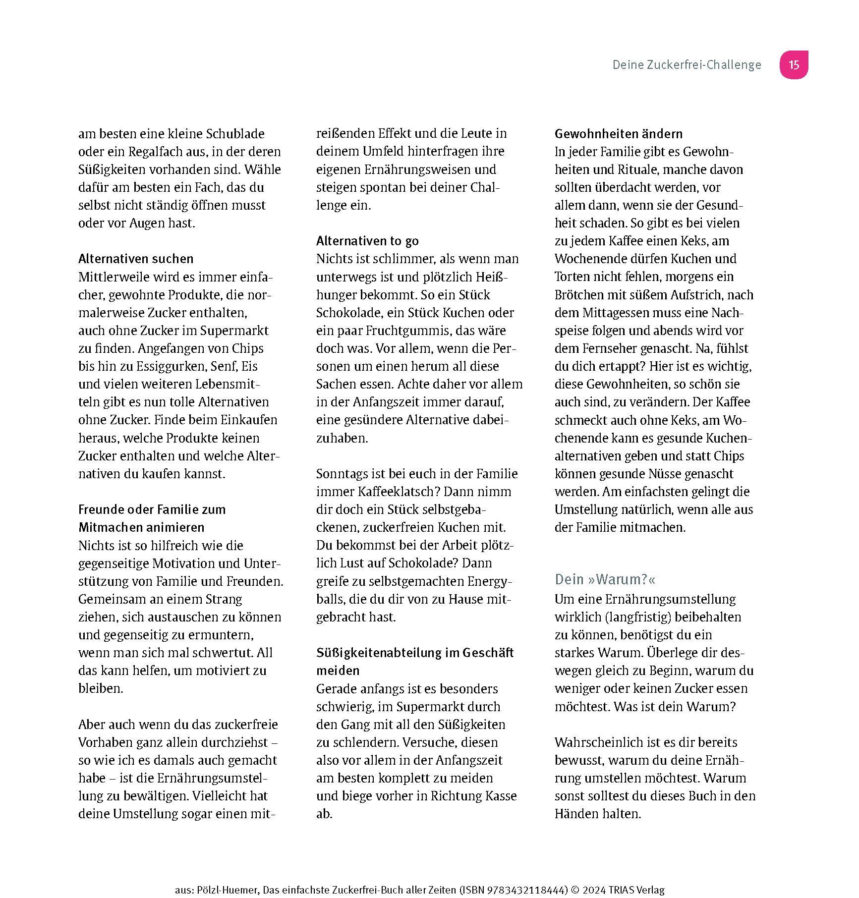 Bild: 9783432118444 | Das einfachste Zuckerfrei-Buch aller Zeiten | Stefanie Pölzl-Huemer