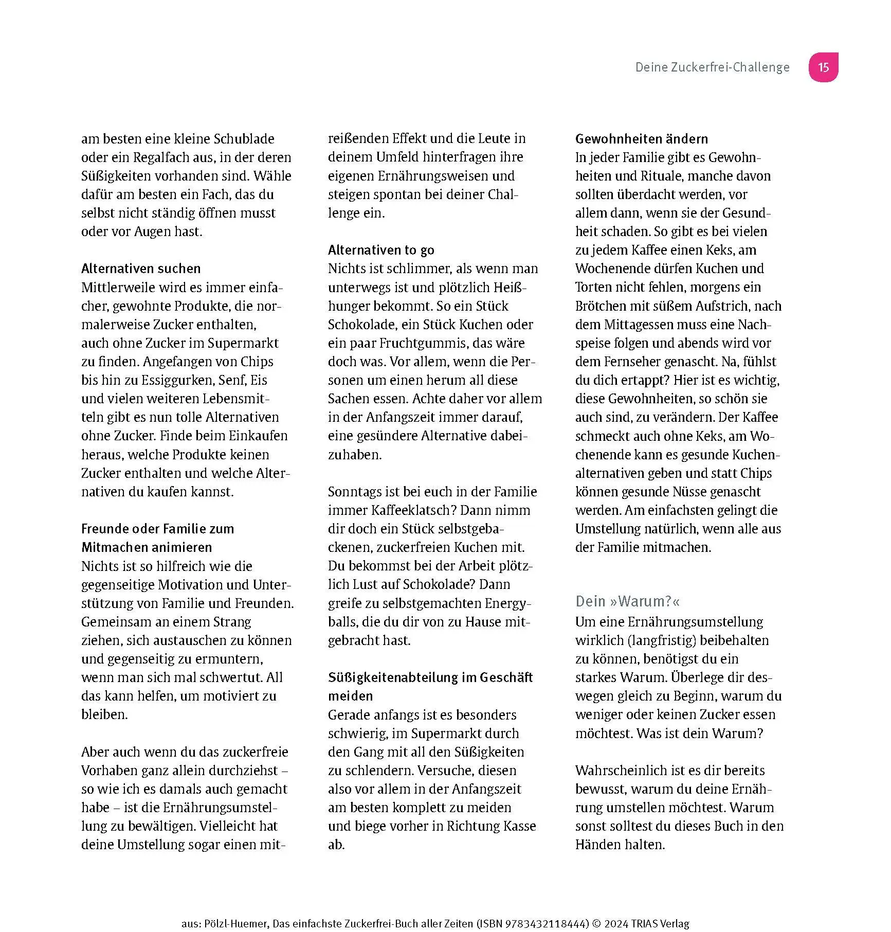 Bild: 9783432118444 | Das einfachste Zuckerfrei-Buch aller Zeiten | Stefanie Pölzl-Huemer