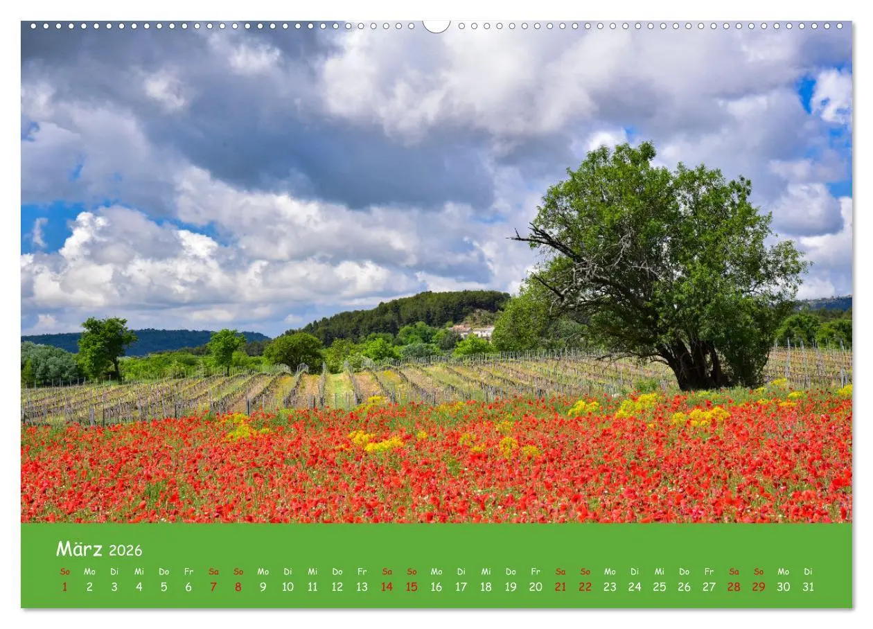 Bild: 9783457278444 | Quer durch Südfrankreich (hochwertiger Premium Wandkalender 2026...