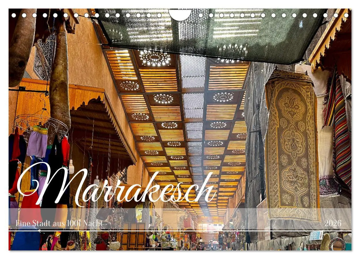 Cover: 9783457348444 | Marrakesch Eine Stadt aus 1001 Nacht (Wandkalender 2026 DIN A4...