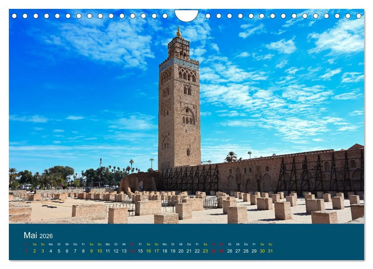 Bild: 9783457348444 | Marrakesch Eine Stadt aus 1001 Nacht (Wandkalender 2026 DIN A4...