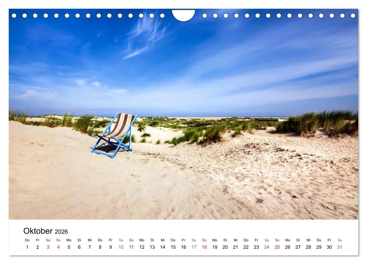 Bild: 9783457968444 | Borkum - Inselblicke (Wandkalender 2026 DIN A4 quer), CALVENDO...
