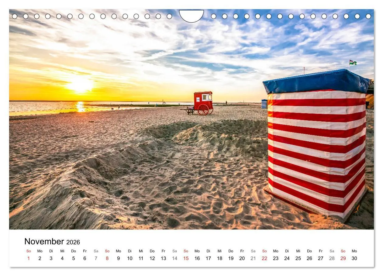 Bild: 9783457968444 | Borkum - Inselblicke (Wandkalender 2026 DIN A4 quer), CALVENDO...