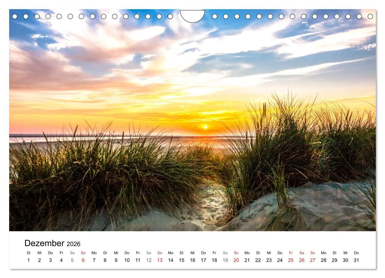 Bild: 9783457968444 | Borkum - Inselblicke (Wandkalender 2026 DIN A4 quer), CALVENDO...