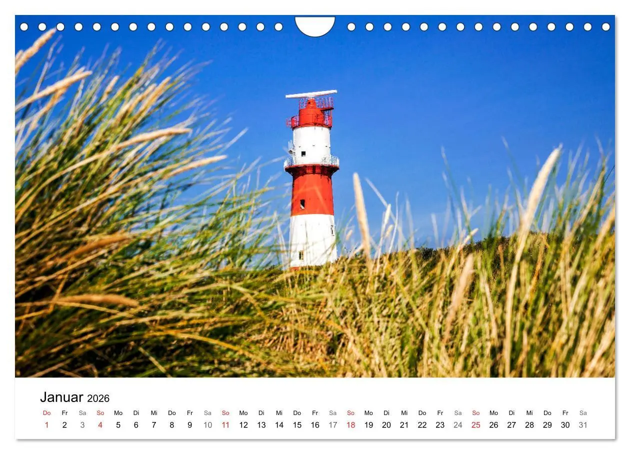 Bild: 9783457968444 | Borkum - Inselblicke (Wandkalender 2026 DIN A4 quer), CALVENDO...