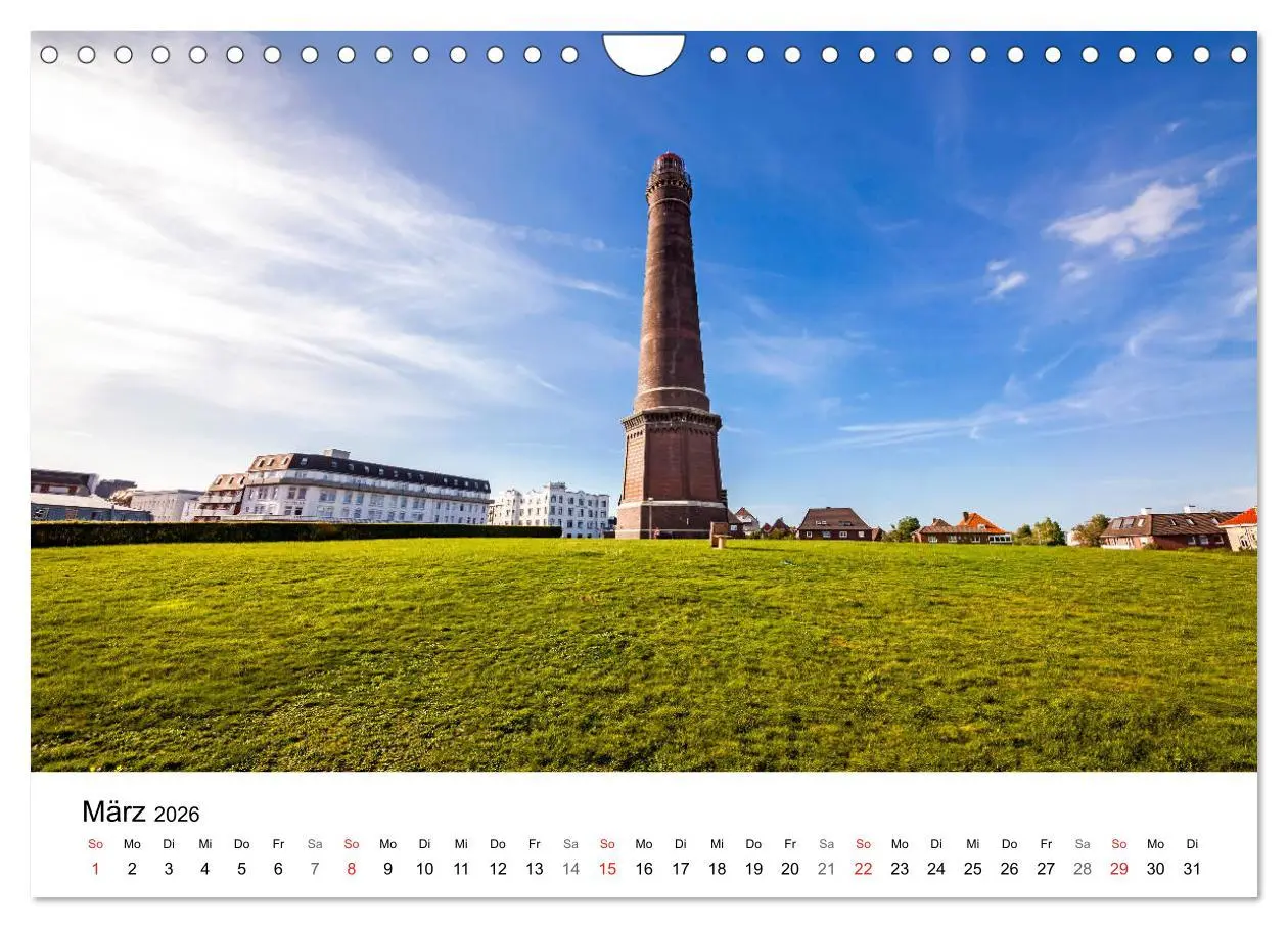 Bild: 9783457968444 | Borkum - Inselblicke (Wandkalender 2026 DIN A4 quer), CALVENDO...