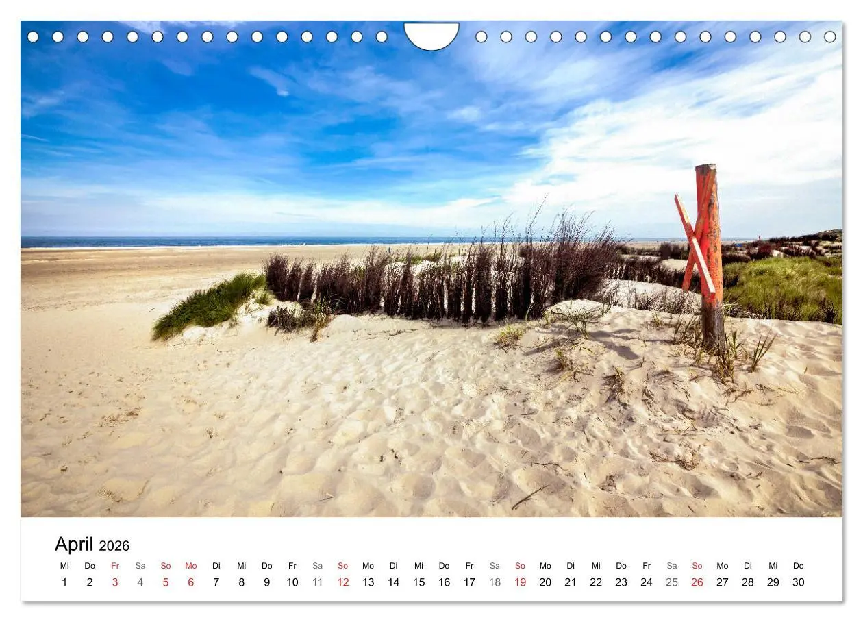 Bild: 9783457968444 | Borkum - Inselblicke (Wandkalender 2026 DIN A4 quer), CALVENDO...