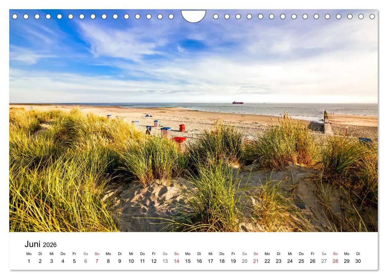 Bild: 9783457968444 | Borkum - Inselblicke (Wandkalender 2026 DIN A4 quer), CALVENDO...
