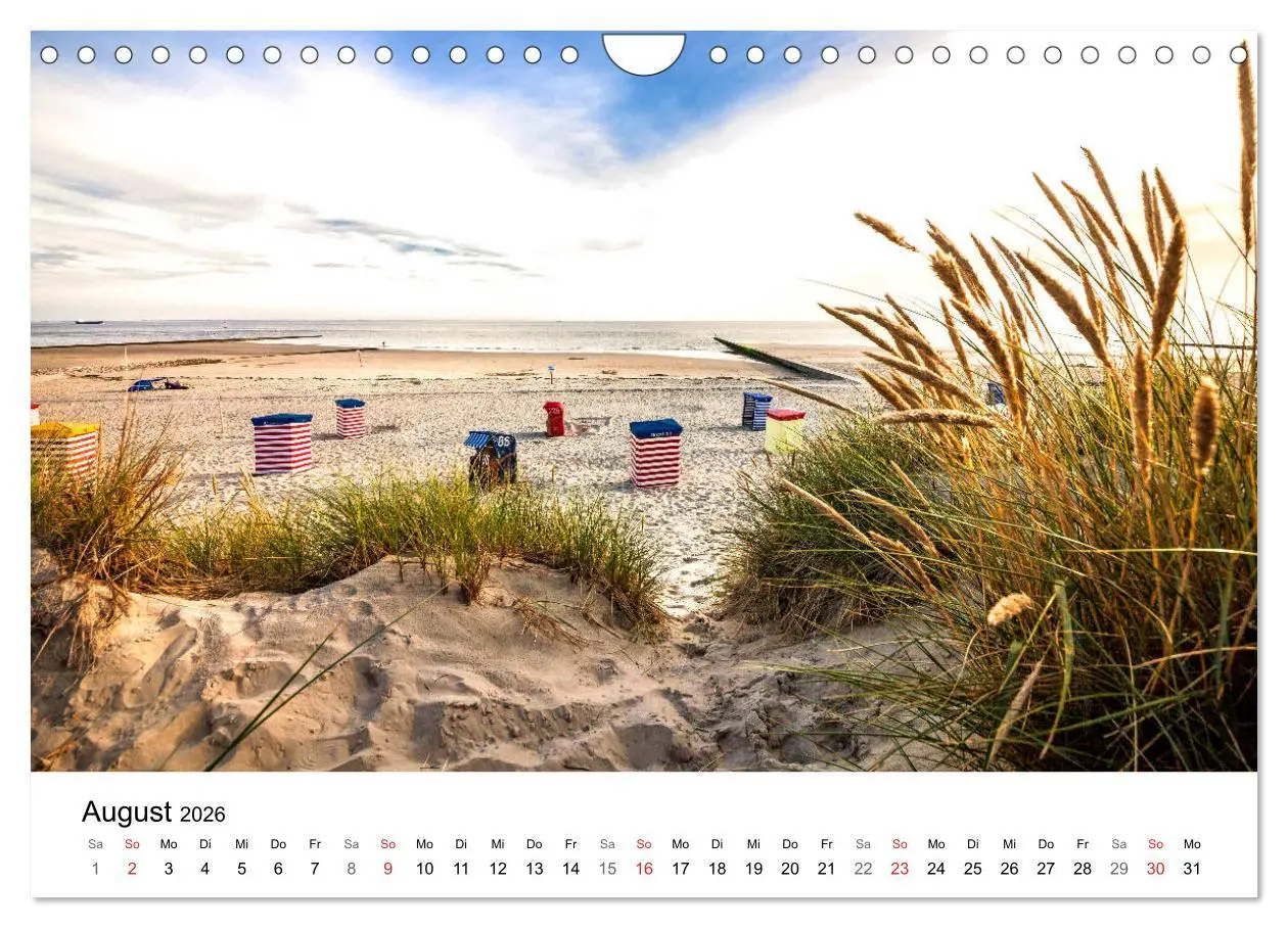 Bild: 9783457968444 | Borkum - Inselblicke (Wandkalender 2026 DIN A4 quer), CALVENDO...
