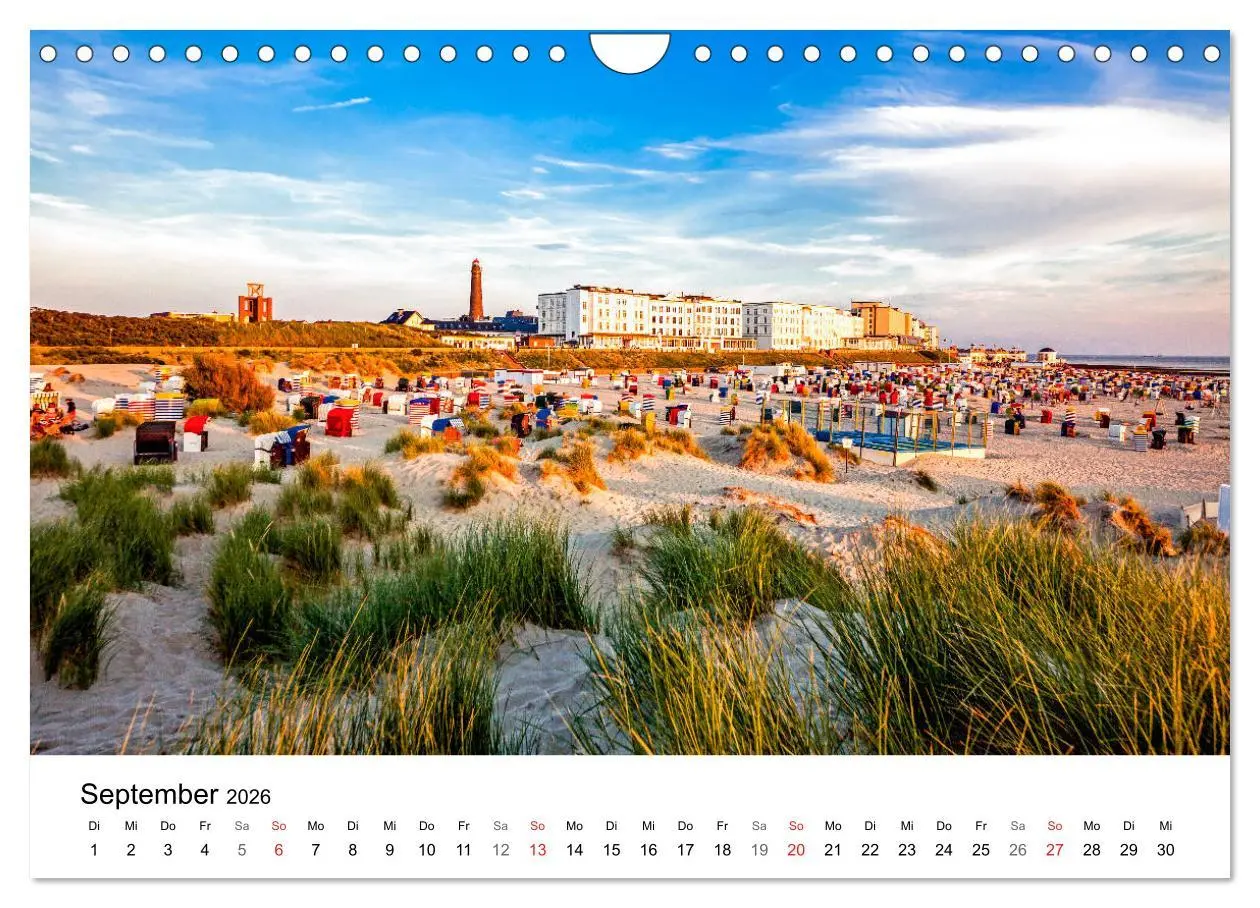Bild: 9783457968444 | Borkum - Inselblicke (Wandkalender 2026 DIN A4 quer), CALVENDO...