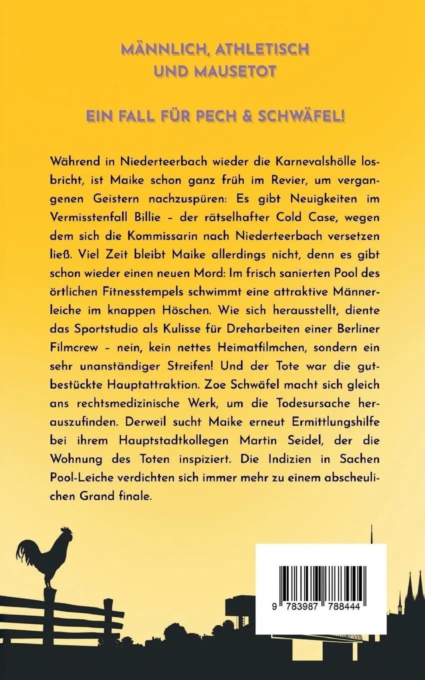Rückseite: 9783987788444 | Tot im Pool | Robin Fuchs | Taschenbuch | Pech und Schwäfel | 208 S.