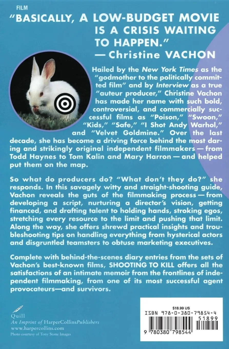 Rückseite: 9780380798544 | Shooting to Kill | Christine Vachon | Taschenbuch | Englisch | 1998