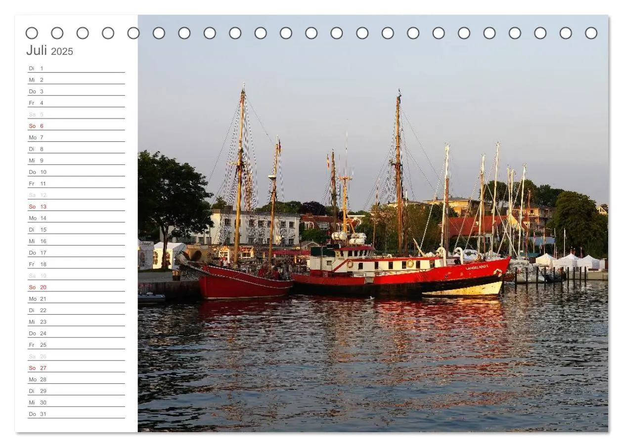 Bild: 9783435488544 | Laboe - Ostsee - Sommer (Tischkalender 2025 DIN A5 quer), CALVENDO...