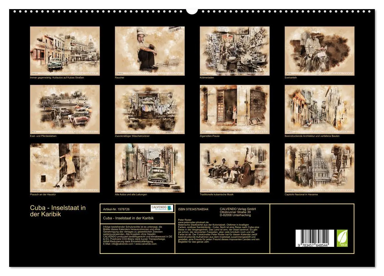 Bild: 9783457648544 | Cuba - Inselstaat in der Karibik (hochwertiger Premium Wandkalender...
