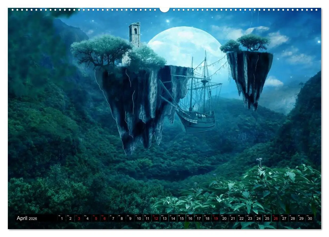Bild: 9783516048544 | Traum und Fantasy. Reise durch surreale Wunderwelten (Wandkalender...