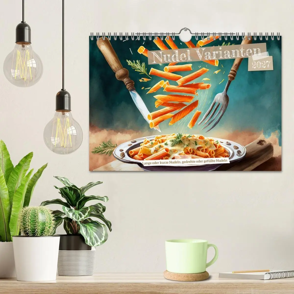 Bild: 9783569208544 | Nudel Varianten (Wandkalender 2027 DIN A4 quer), CALVENDO...