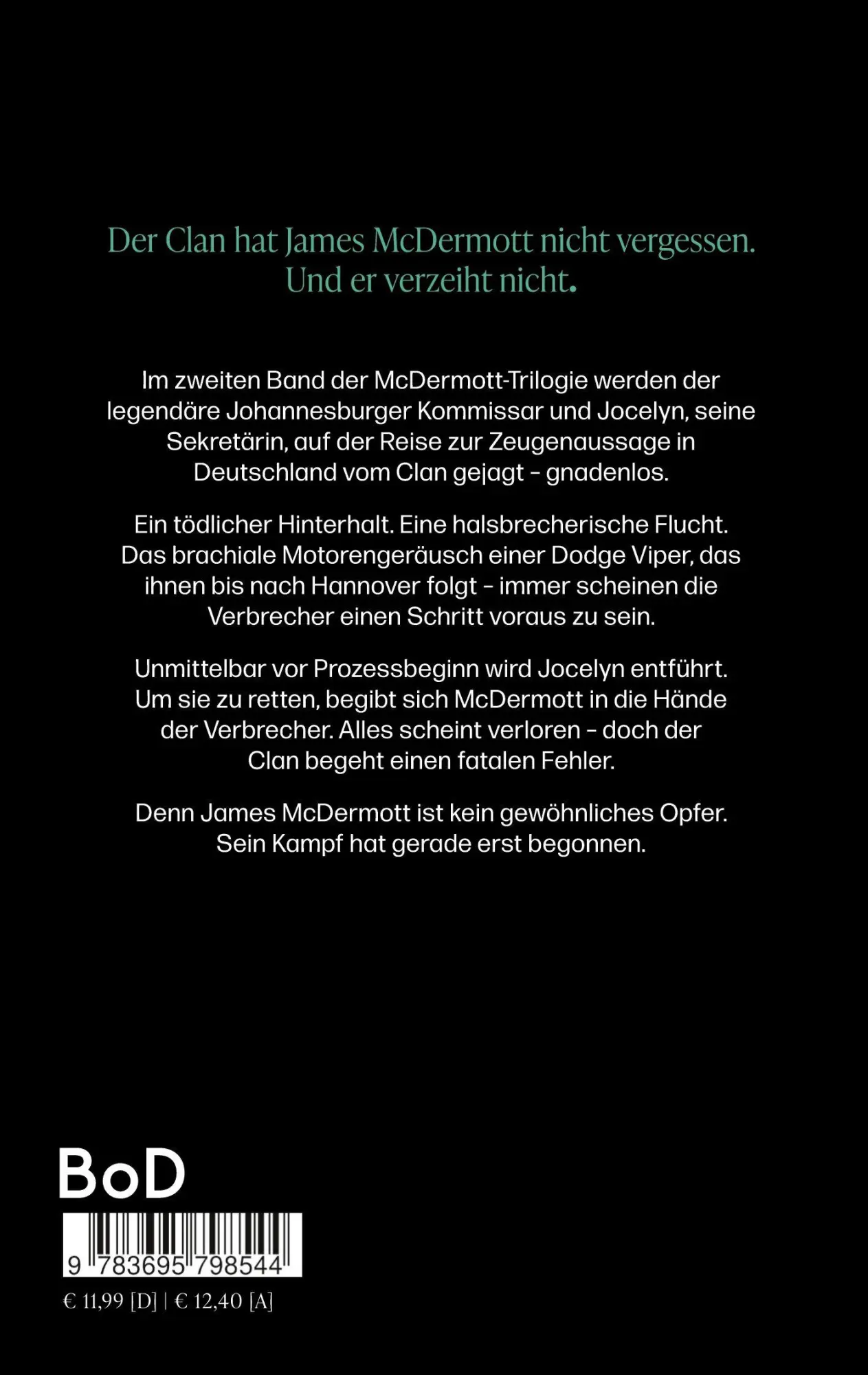 Rückseite: 9783695798544 | McDermott, der Clan und die Viper | Jon van Lake | Taschenbuch | 2026
