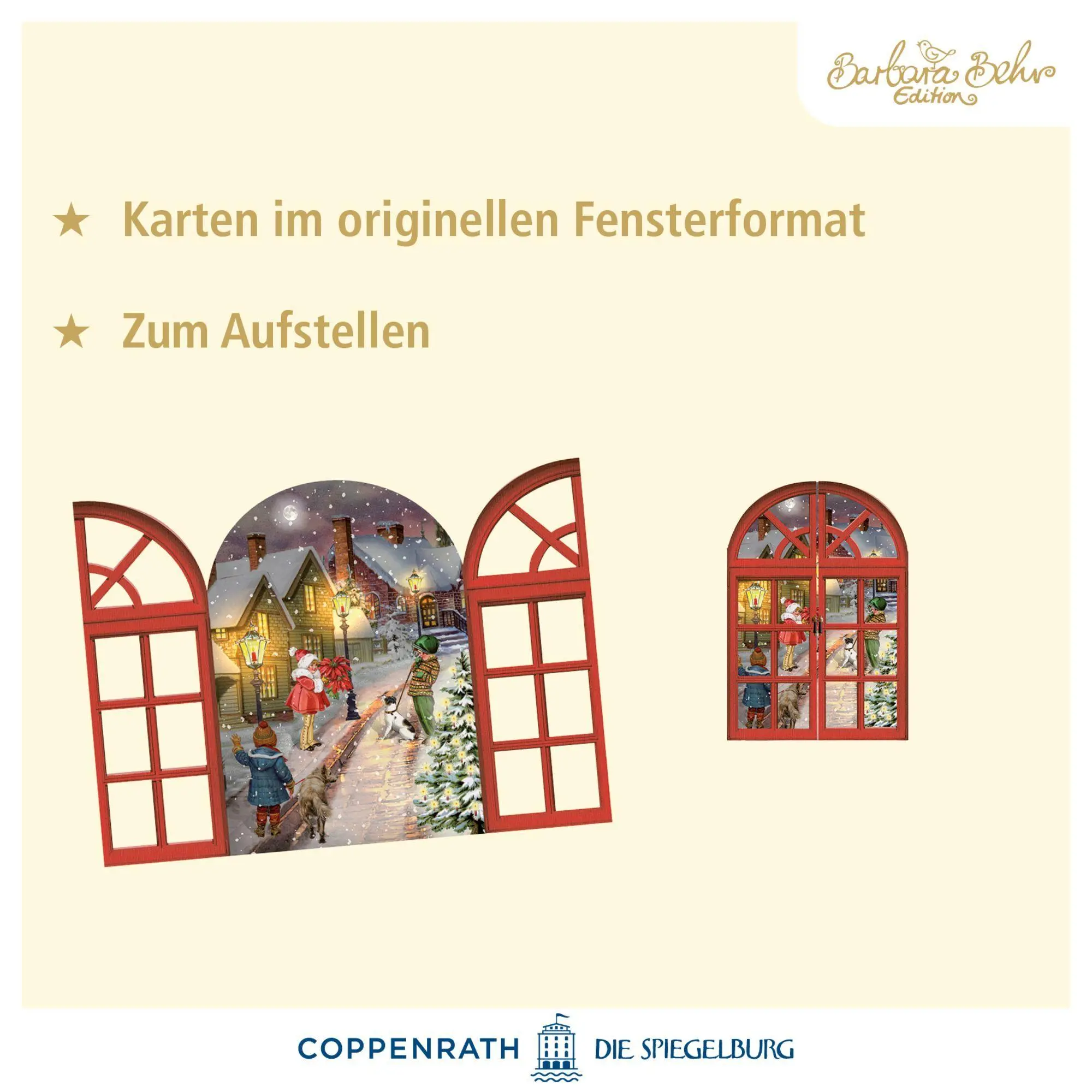 Bild: 4050003958644 | Mini-Adventskalender - Nostalgische Adventsfenster | Barbara Behr