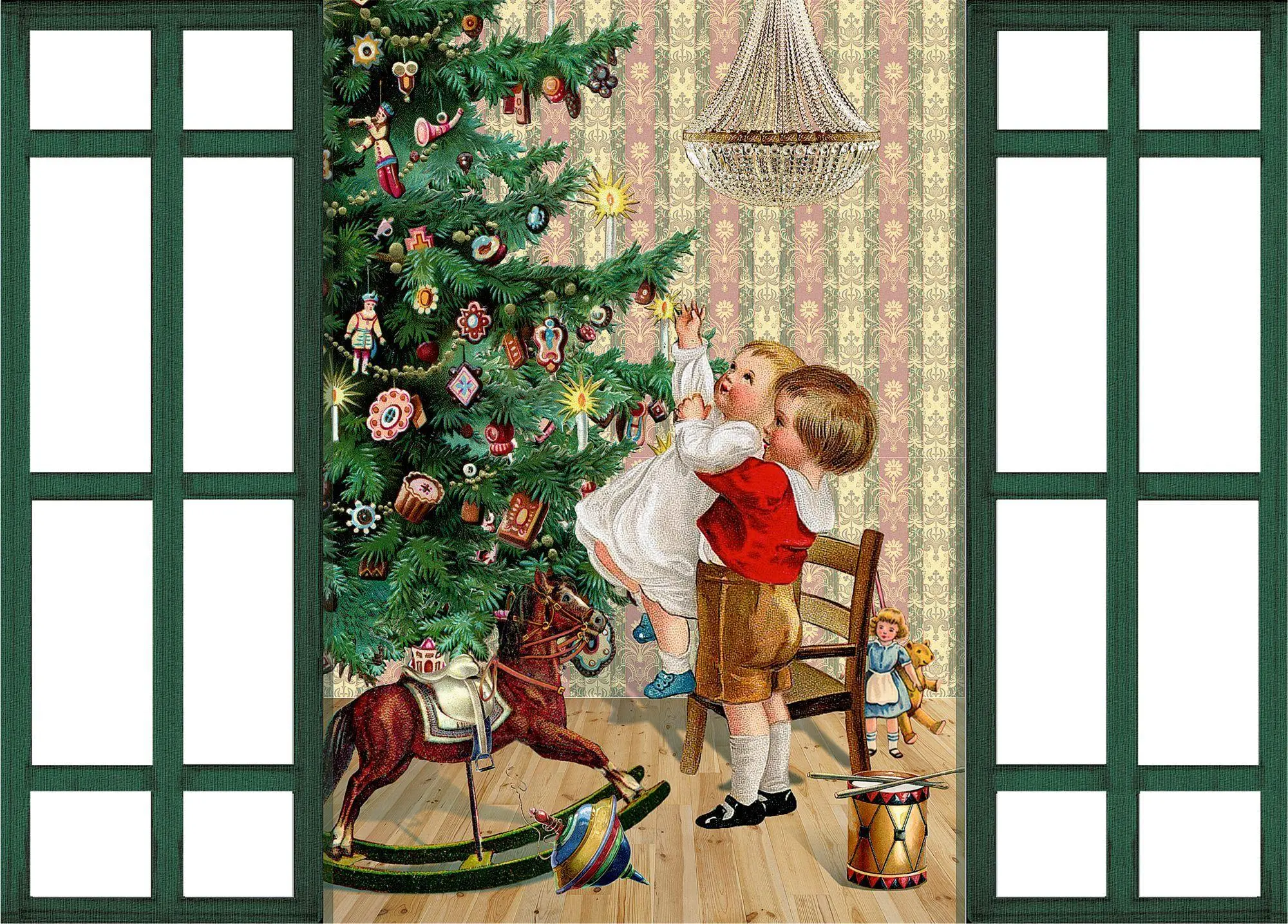 Bild: 4050003958644 | Mini-Adventskalender - Nostalgische Adventsfenster | Barbara Behr