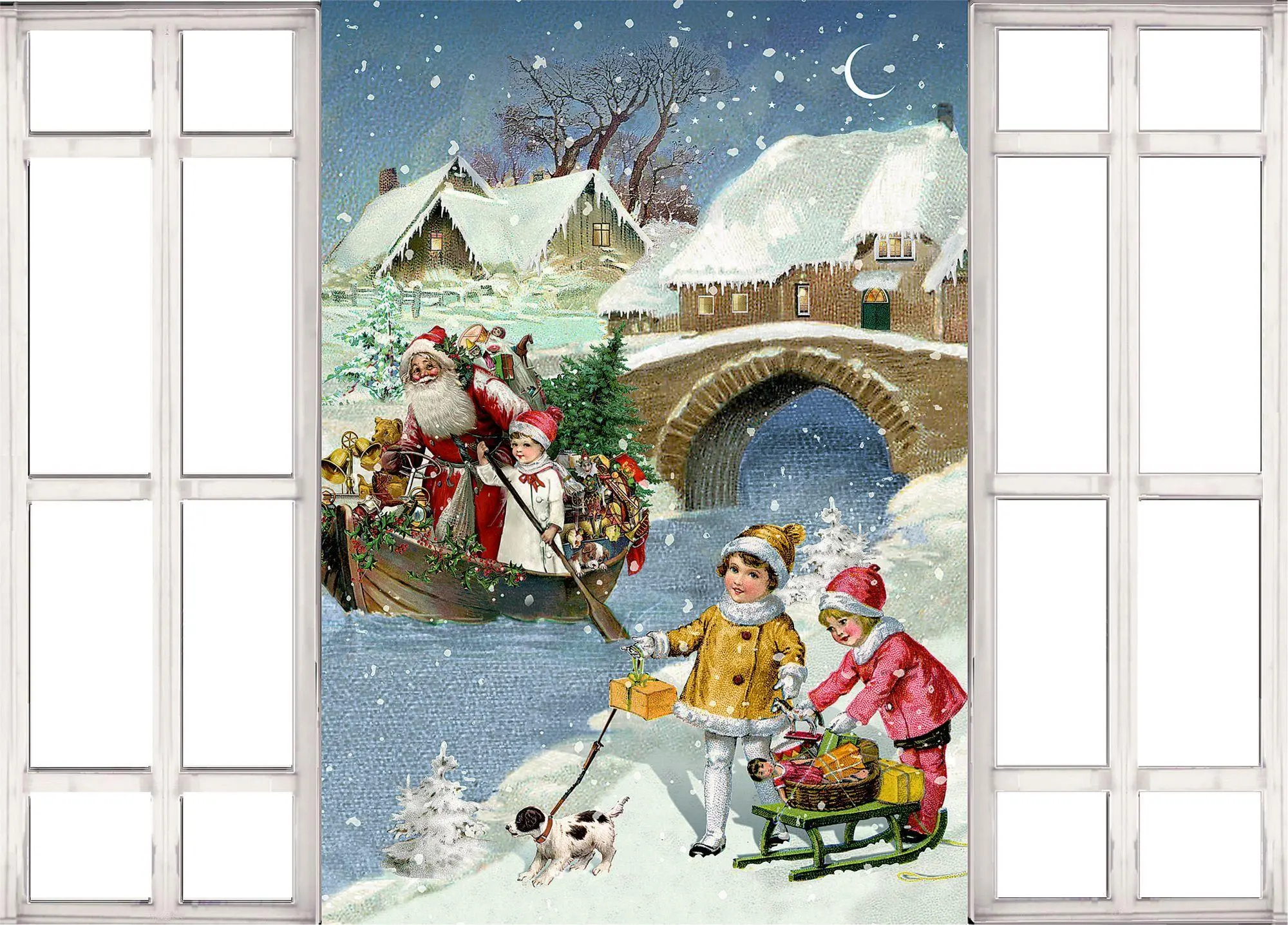 Bild: 4050003958644 | Mini-Adventskalender - Nostalgische Adventsfenster | Barbara Behr