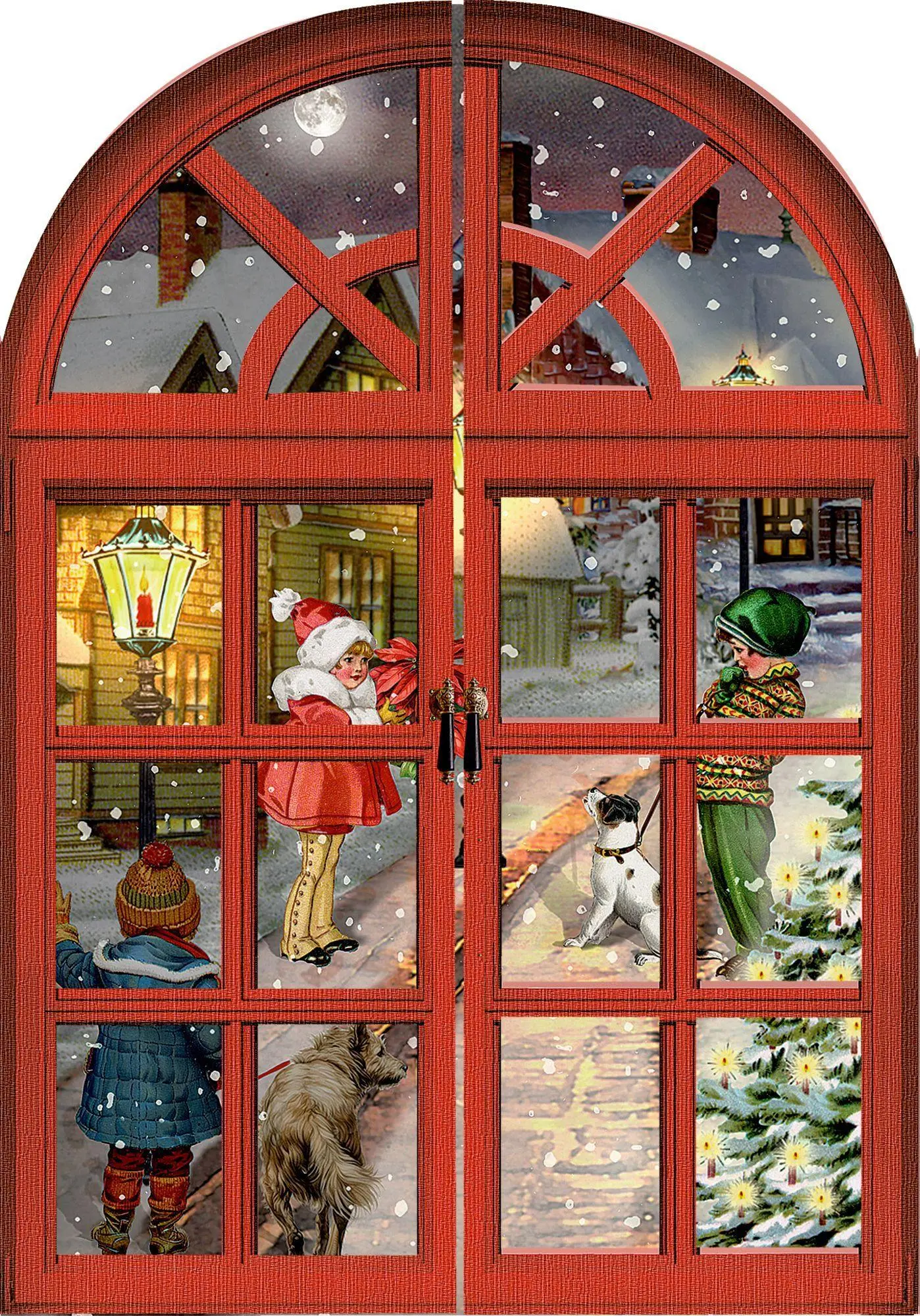 Bild: 4050003958644 | Mini-Adventskalender - Nostalgische Adventsfenster | Barbara Behr