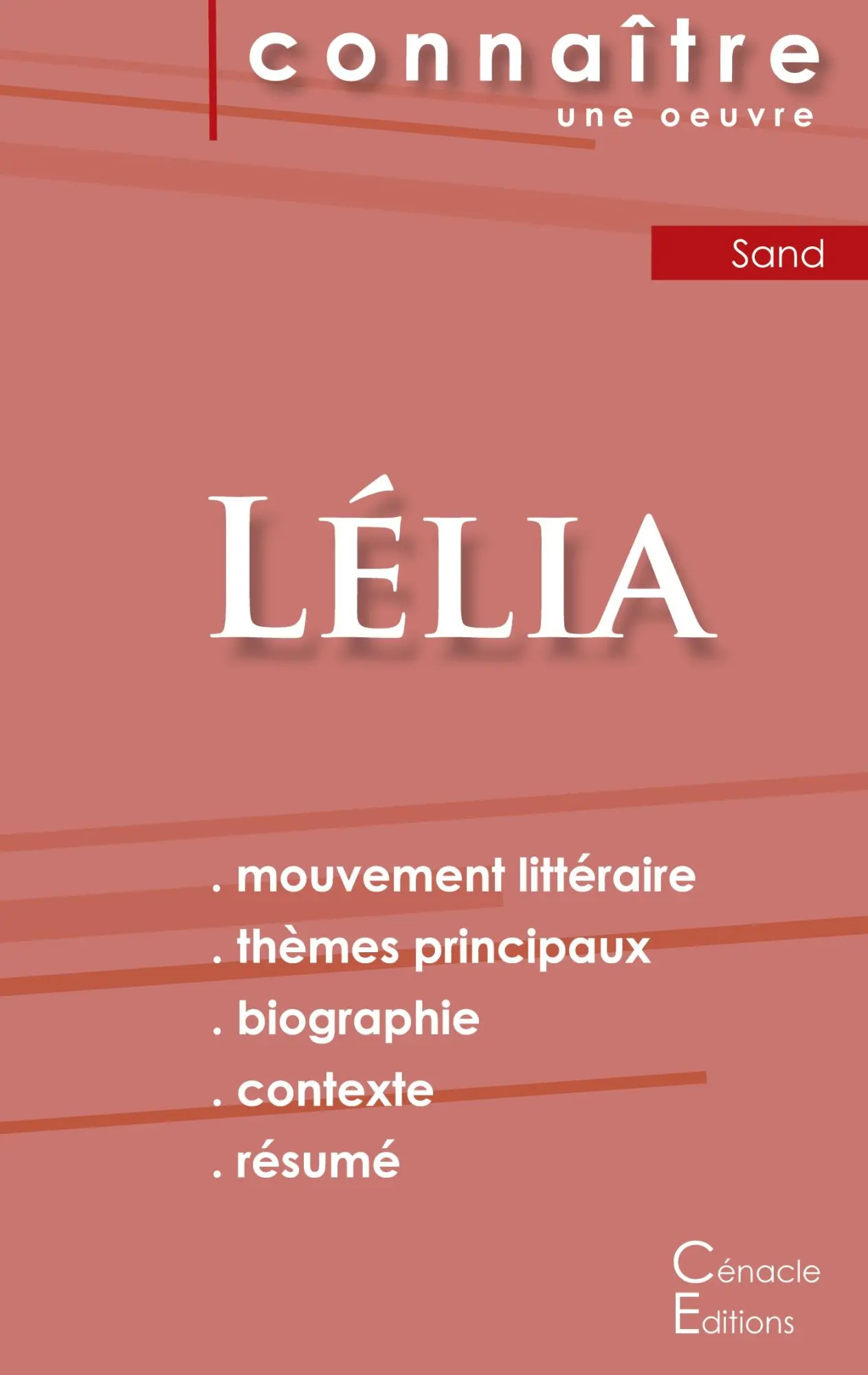 Cover: 9782367888644 | Fiche de lecture Lélia de George Sand (Analyse littéraire de...