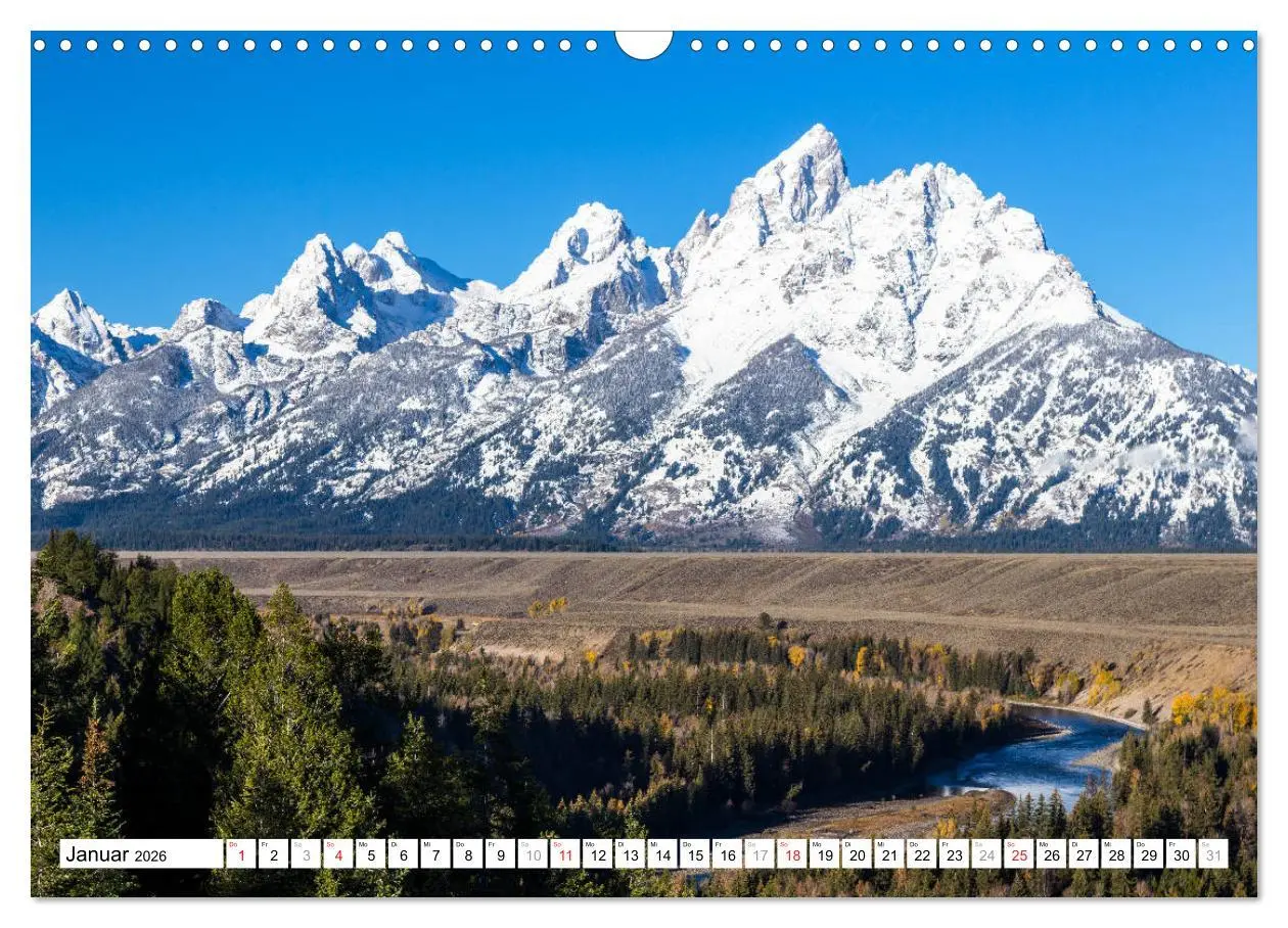 Bild: 9783457878644 | Grand Teton National Park (Wandkalender 2026 DIN A3 quer), CALVENDO...
