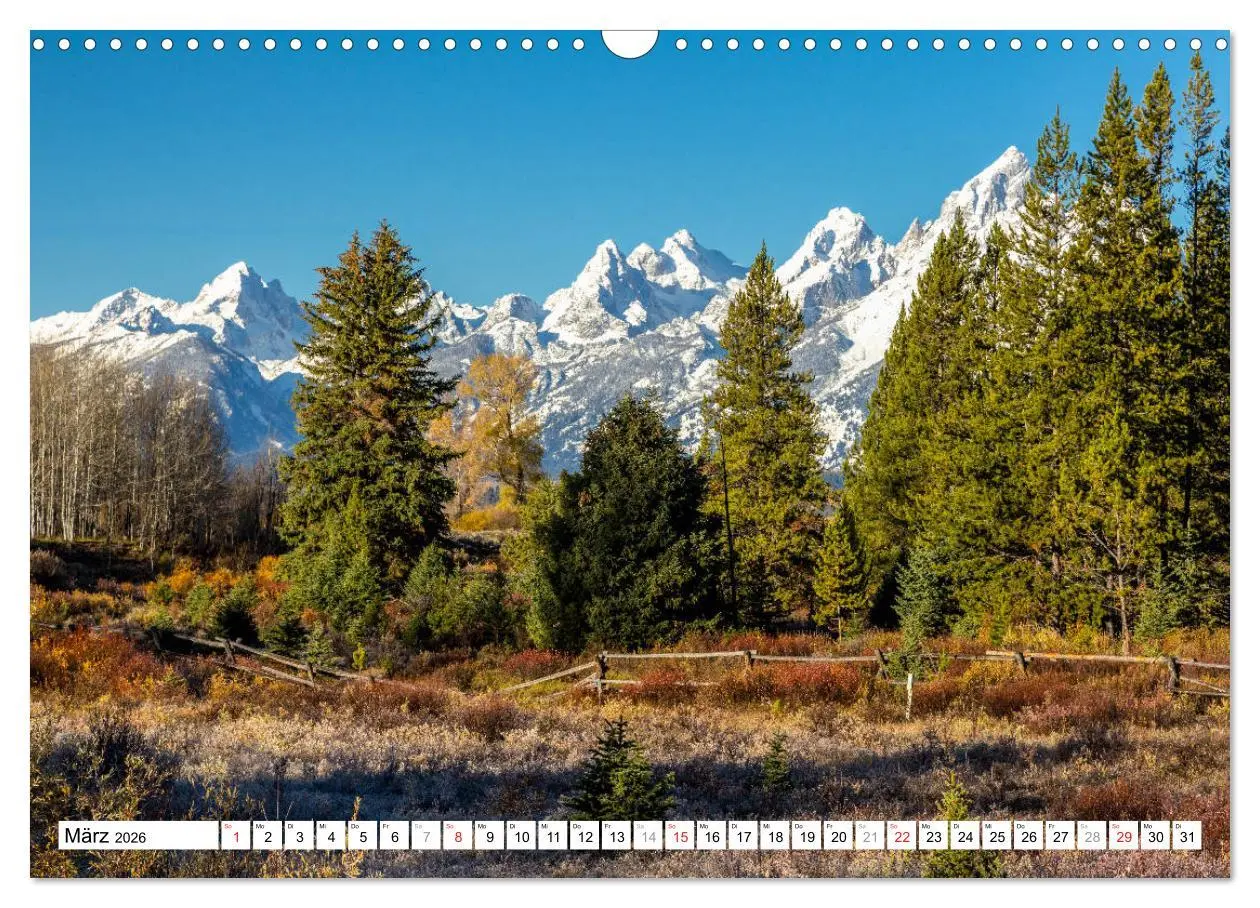 Bild: 9783457878644 | Grand Teton National Park (Wandkalender 2026 DIN A3 quer), CALVENDO...