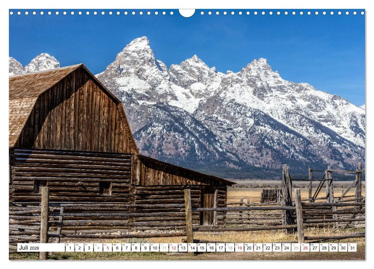Bild: 9783457878644 | Grand Teton National Park (Wandkalender 2026 DIN A3 quer), CALVENDO...