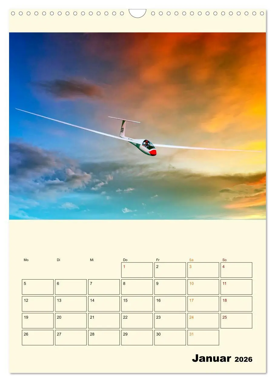Bild: 9783516348644 | Segelfliegen - dem Himmel ganz nah (Wandkalender 2026 DIN A3 hoch),...