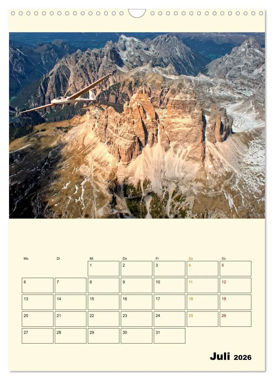 Bild: 9783516348644 | Segelfliegen - dem Himmel ganz nah (Wandkalender 2026 DIN A3 hoch),...