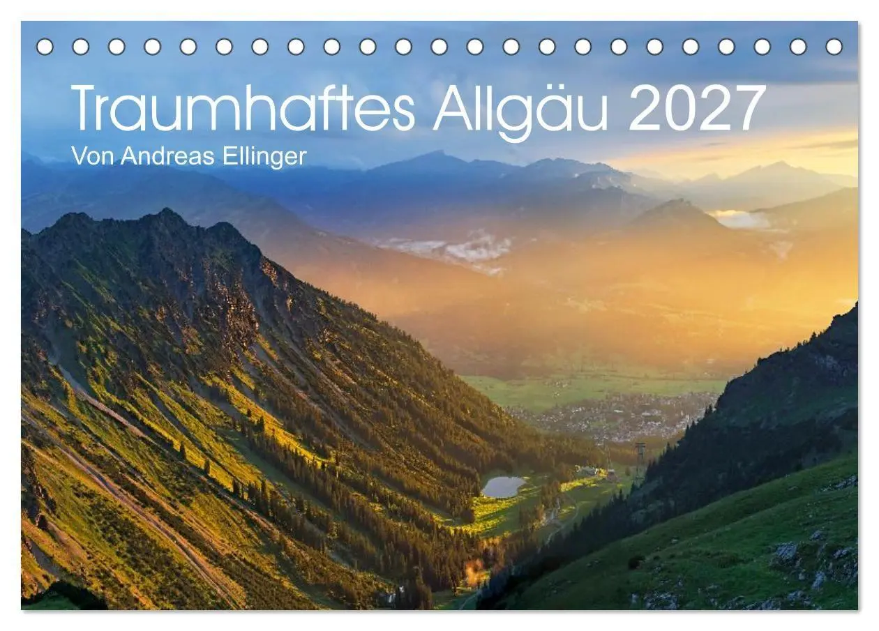 Cover: 9783594258644 | Traumhaftes Allgäu (Tischkalender 2027 DIN A5 quer), CALVENDO...