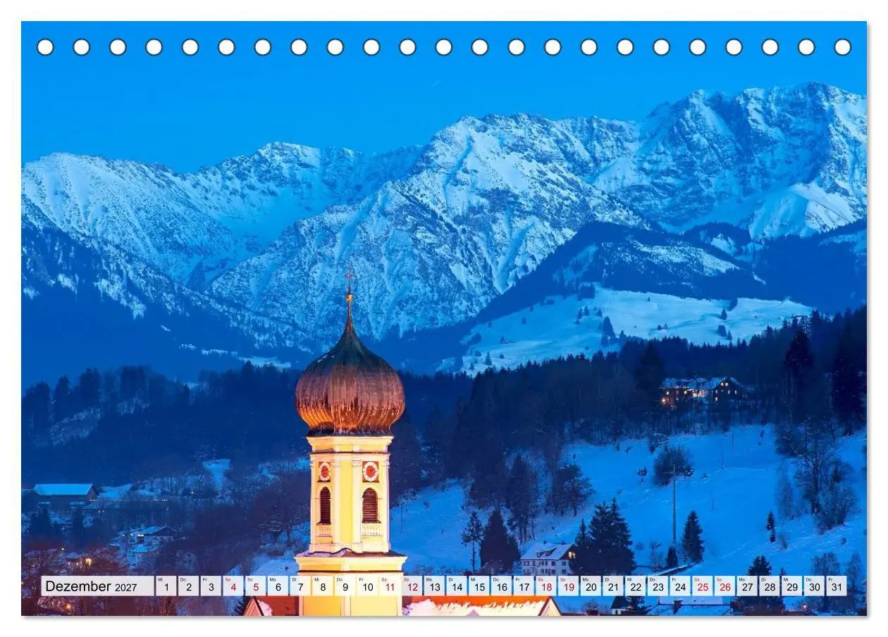Bild: 9783594258644 | Traumhaftes Allgäu (Tischkalender 2027 DIN A5 quer), CALVENDO...