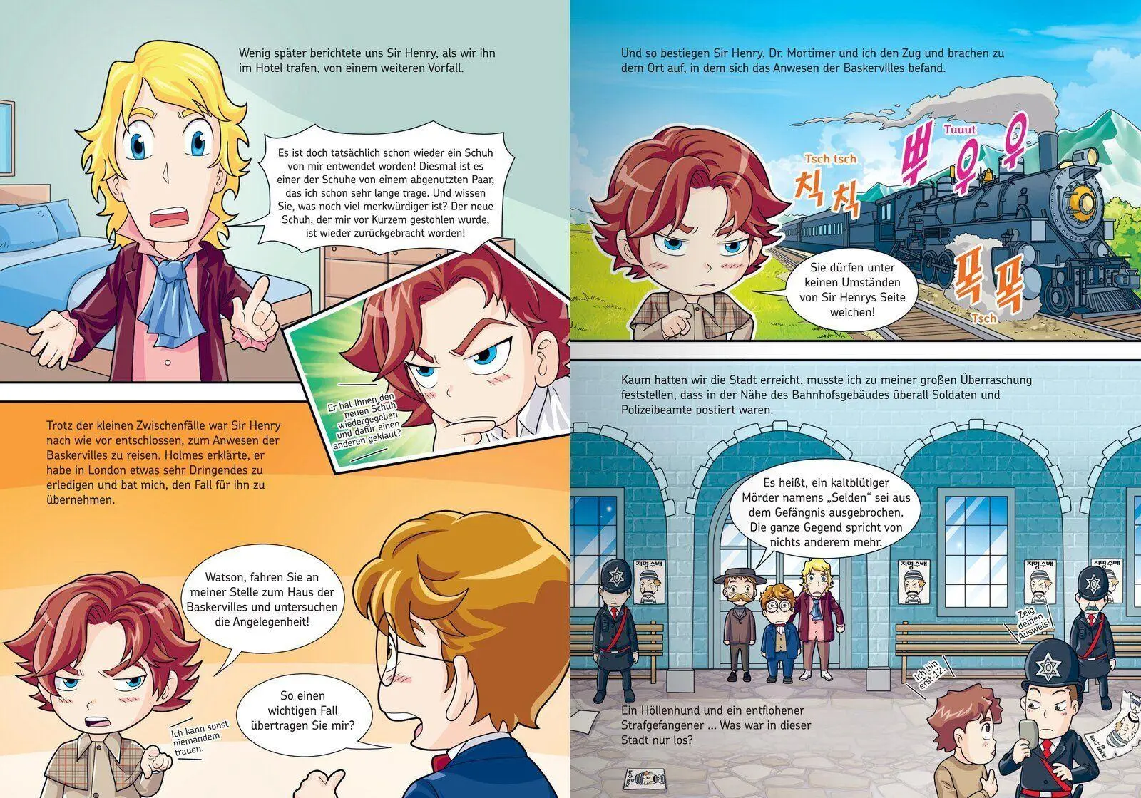Bild: 9783741528644 | Manhwa für Kids: Sherlock Holmes (Band 2) - Dem Täter auf der Spur
