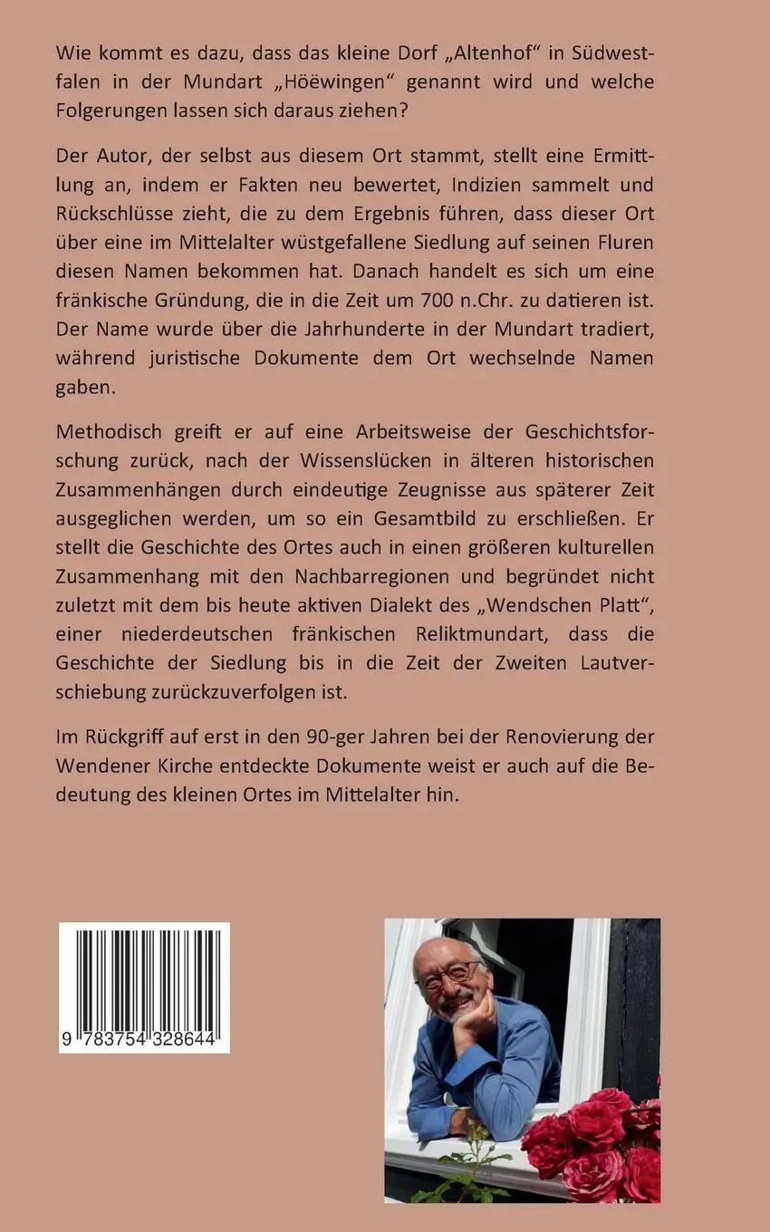 Rückseite: 9783754328644 | Höëwingen | Eine Ermittlung zur Frühen Geschichte eines Dorfes | Wolf